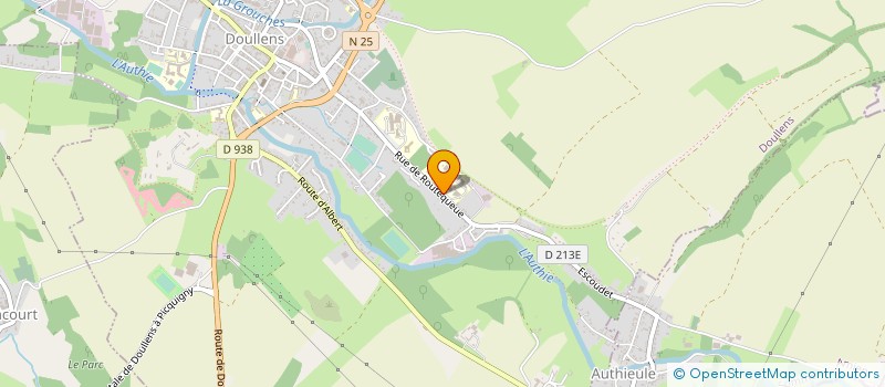 localisation de l'entreprise LYCEE POLYVALENT DE L'AUTHIE - LYCEE DES METIERS à DOULLENS