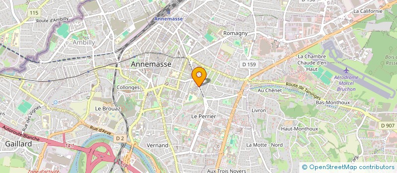 localisation de l'entreprise LYCEE POLYVALENT DES GLIERES à ANNEMASSE