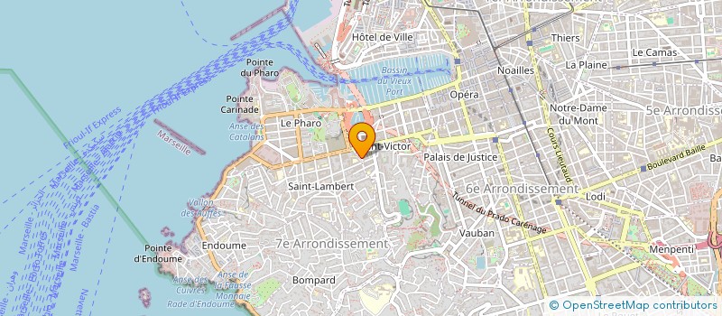 localisation de l'entreprise LYCEE POLYVALENT DU REMPART à MARSEILLE
