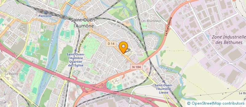 localisation de l'entreprise LYCEE POLYVALENT EDMOND ROSTAND à SAINT-OUEN-L'AUMONE