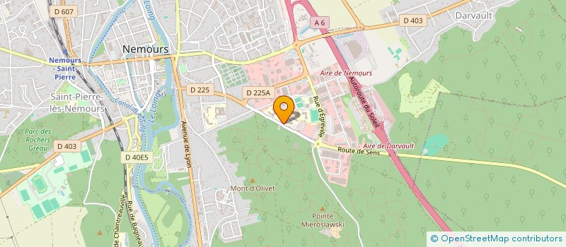 localisation de l'entreprise LYCEE POLYVALENT ETIENNE BEZOUT  NEMOURS