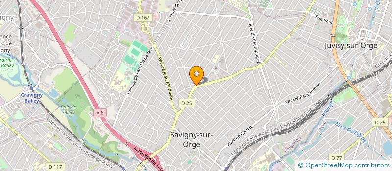localisation de l'entreprise LYCEE POLYVALENT GASPARD MONGE à SAVIGNY SUR ORGE