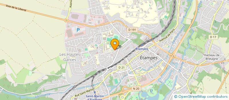 localisation de l'entreprise LYCEE POLYVALENT GEOFFROY SAINT HILAIRE à ETAMPES