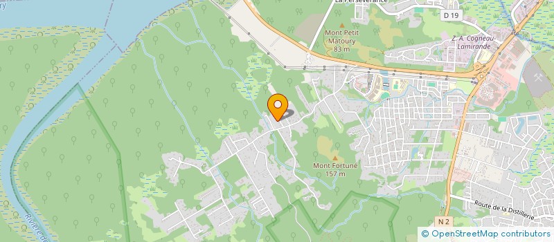 localisation de l'entreprise LYCEE POLYVALENT GEORGES OTHILY - LYCEE DES METIERS DU BTP ET DE LA COMMUNICATION VISUELLE  MATOURY