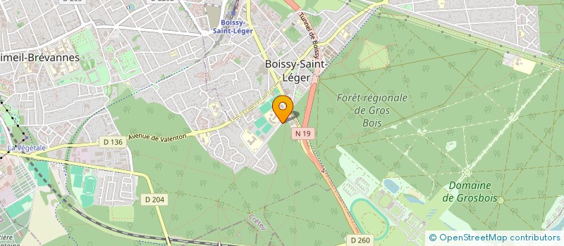 localisation de l'entreprise LYCEE POLYVALENT GUILLAUME BUDE  LIMEIL-BREVANNES