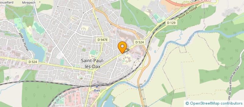 localisation de l'entreprise LYCEE POLYVALENT HAROUN TAZIEFF à SAINT-PAUL-LES-DAX
