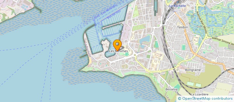 localisation de l'entreprise LYCEE POLYVALENT HOTELIER  LA ROCHELLE