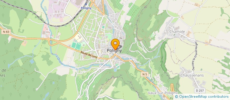 localisation de l'entreprise LYCEE POLYVALENT HYACINTHE FRIANT  POLIGNY