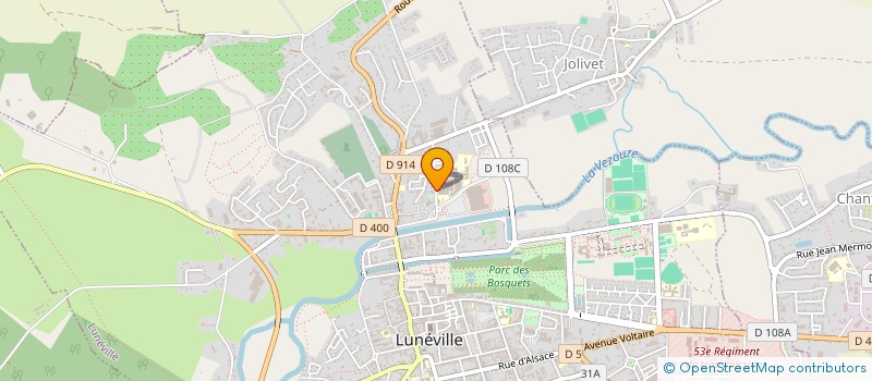 localisation de l'entreprise LYCEE POLYVALENT J.M. BOUTET DE MONVEL à LUNEVILLE