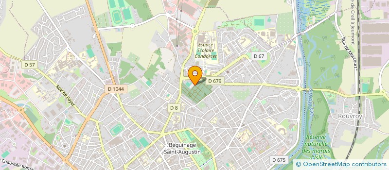 localisation de l'entreprise LYCEE POLYVALENT JEAN BOUIN à SAINT QUENTIN
