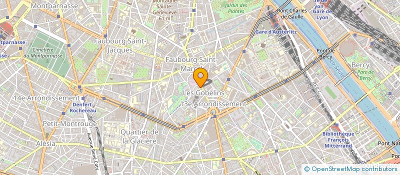 localisation de l'entreprise LYCEE POLYVALENT JEAN LURCAT - LYCEE DES METIERS DU MANAGEMENT, DE LA COMMUNICATION ET DE LA RELATION CLIENT  PARIS