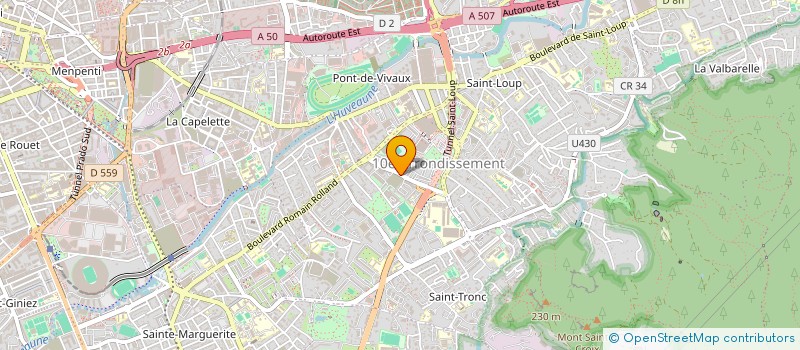 localisation de l'entreprise LYCEE POLYVALENT JEAN PERRIN à MARSEILLE