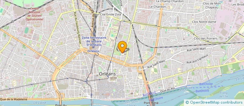 localisation de l'entreprise LYCEE POLYVALENT JEAN ZAY  ORLEANS