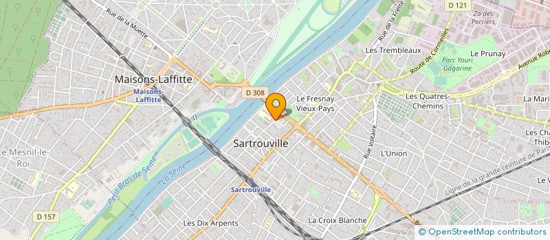 localisation de l'entreprise LYCEE POLYVALENT JULES VERNE, LYCEE DES METIERS, DE LA SECURITE, DES ARTS ET DU SPECTACLE  à SARTROUVILLE