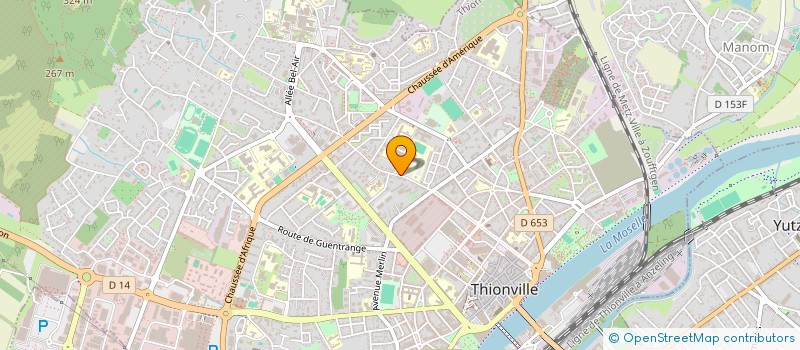 localisation de l'entreprise LYCEE POLYVALENT LA BRIQUERIE  THIONVILLE