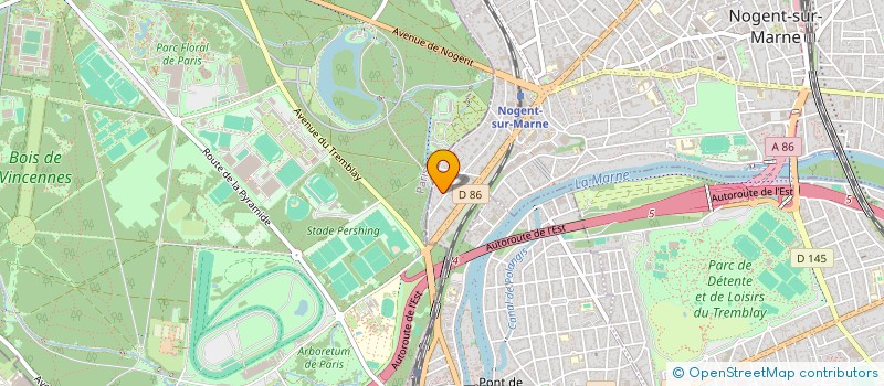 localisation de l'entreprise LYCEE POLYVALENT LA SOURCE-LYCEE DES METIERS DES SERVICES ET DE LA CREATION  NOGENT-SUR-MARNE