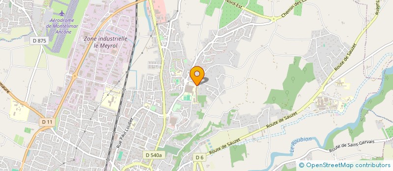 localisation de l'entreprise LYCEE POLYVALENT LES CATALINS  MONTELIMAR