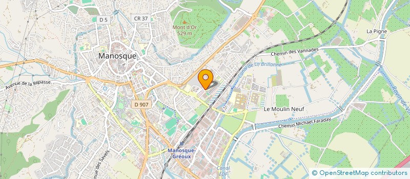 localisation de l'entreprise LYCEE POLYVALENT LES ISCLES à MANOSQUE