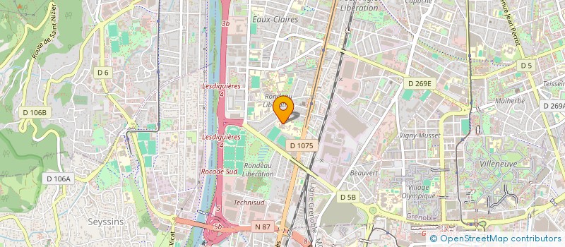 localisation de l'entreprise LYCEE POLYVALENT LESDIGUIERES à GRENOBLE