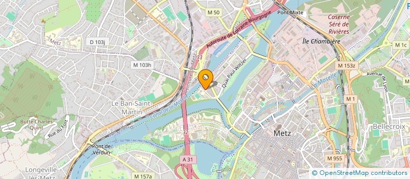 localisation de l'entreprise LYCEE POLYVALENT LOUIS DE CORMONTAIGNE  METZ