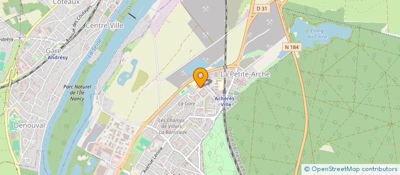 localisation de l'entreprise LYCEE POLYVALENT LOUISE WEISS  ACHERES