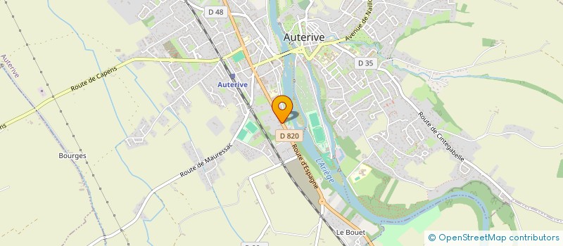 localisation de l'entreprise LYCEE POLYVALENT LYDIE SALVAYRE  AUTERIVE