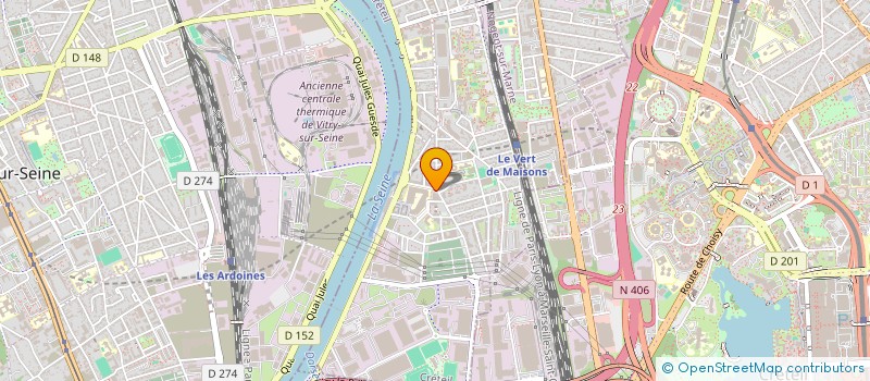 localisation de l'entreprise LYCEE POLYVALENT M. PERRET  ALFORTVILLE