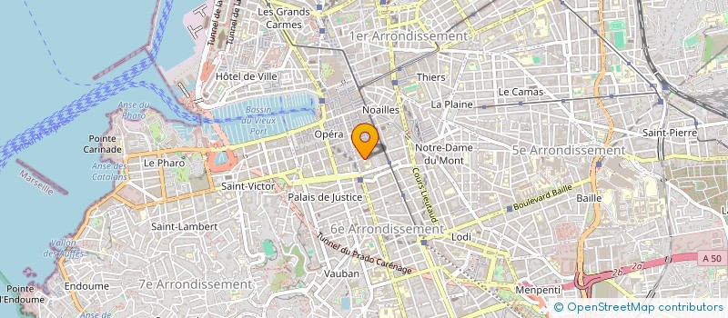 localisation de l'entreprise LYCEE POLYVALENT MONTGRAND à MARSEILLE