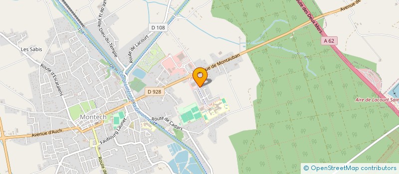 localisation de l'entreprise LYCEE POLYVALENT OLYMPE DE GOUGES - LYCEE DES METIERS DU COMMERCE ET DES SERVICES  MONTECH