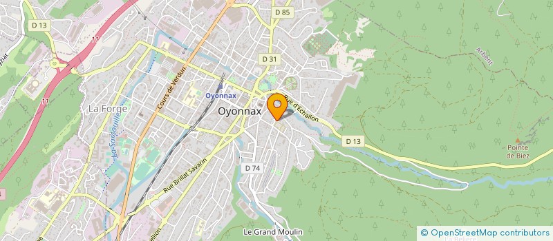 localisation de l'entreprise LYCEE POLYVALENT PAUL PAINLEVE à OYONNAX