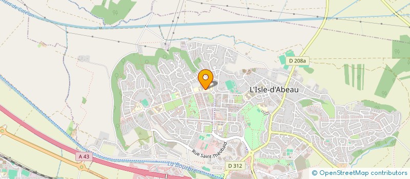 localisation de l'entreprise LYCEE POLYVALENT PHILIBERT DELORME  L'ISLE-D'ABEAU