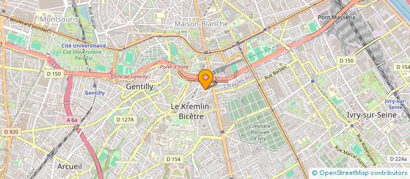 localisation de l'entreprise LYCEE POLYVALENT PIERRE BROSSOLETTE à LE KREMLIN-BICETRE