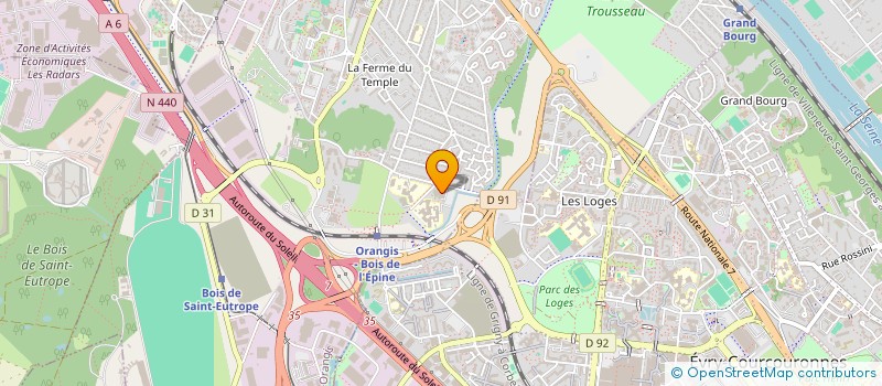 localisation de l'entreprise LYCEE POLYVALENT PIERRE MENDES FRANCE à RIS-ORANGIS