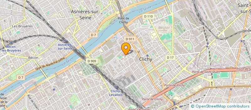 localisation de l'entreprise LYCEE POLYVALENT RENE AUFFRAY à CLICHY