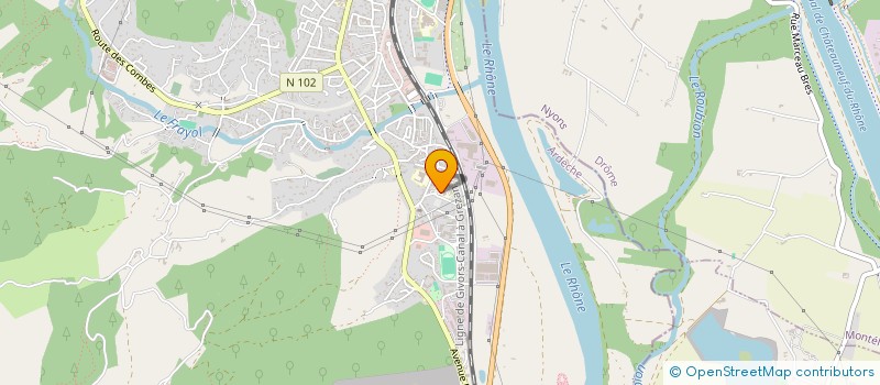 localisation de l'entreprise LYCEE POLYVALENT XAVIER MALLET à LE TEIL