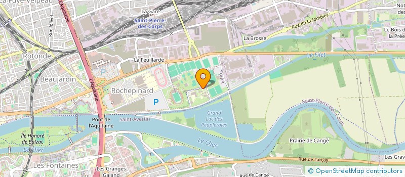 localisation de l'entreprise LYCEE PROF. HENRI BECQUEREL - LYCEE DES METIERS DE L'ELECTRICITE DU NUMERIQUE DE LA RESTAURATION RAPIDE ET COLLECTIVE   TOURS