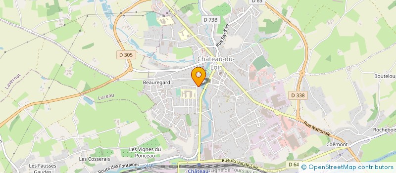 localisation de l'entreprise LYCEE PROF MAL LECLERC DE HAUTECLOCQUE à MONTVAL-SUR-LOIR