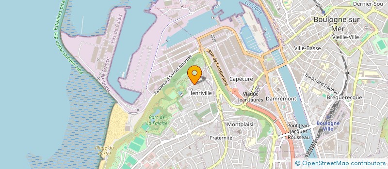 localisation de l'entreprise LYCEE PROFES MARITIME BOULOGNE-LE PORTEL à LE PORTEL