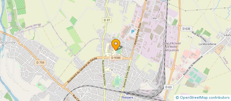 localisation de l'entreprise LYCEE PROFESS CITE SCOLAIRE JEAN MOULIN à THOUARS