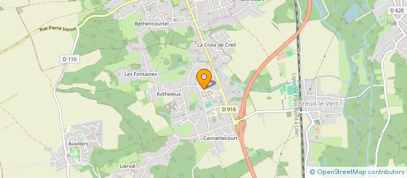 localisation de l'entreprise LYCEE PROFESSIONEL ROBERVAL à BREUIL-LE-VERT