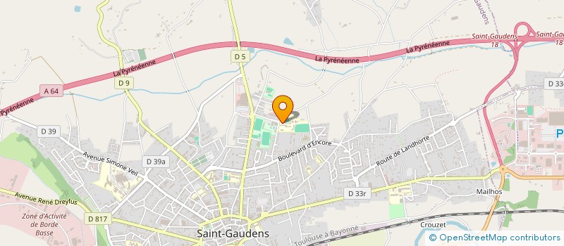 localisation de l'entreprise LYCEE PROFESSIONNEL AGRICOLE à SAINT-GAUDENS