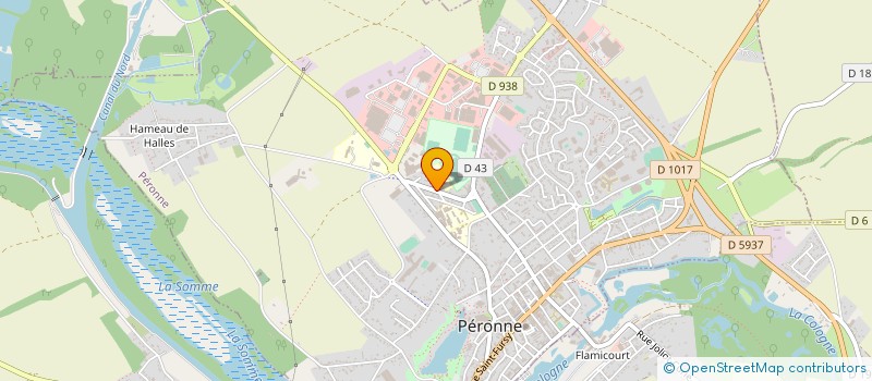 localisation de l'entreprise LYCEE PROFESSIONNEL AGRICOLE HAUTE SOMME à PERONNE