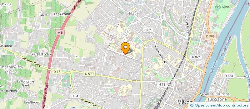 localisation de l'entreprise LYCEE PROFESSIONNEL ALEXANDRE DUMAINE à MACON