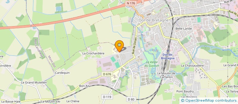 localisation de l'entreprise LYCEE PROFESSIONNEL ALPHONSE PELLE à DOL-DE-BRETAGNE