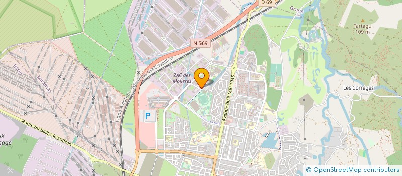 localisation de l'entreprise LYCEE PROFESSIONNEL ALPILLES (LES) à MIRAMAS