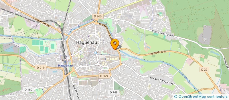 localisation de l'entreprise LYCEE PROFESSIONNEL ANDRE SIEGFRIED à HAGUENAU