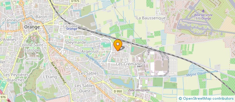 localisation de l'entreprise LYCEE PROFESSIONNEL ARGENSOL (QU DE L') à ORANGE
