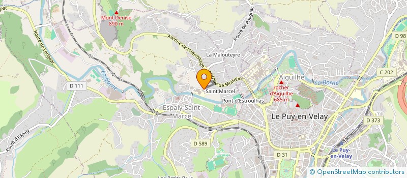 localisation de l'entreprise LYCEE PROFESSIONNEL AUGUSTE AYMARD à ESPALY-SAINT-MARCEL