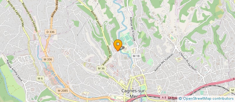 localisation de l'entreprise LYCEE PROFESSIONNEL AUGUSTE ESCOFFIER à CAGNES SUR MER