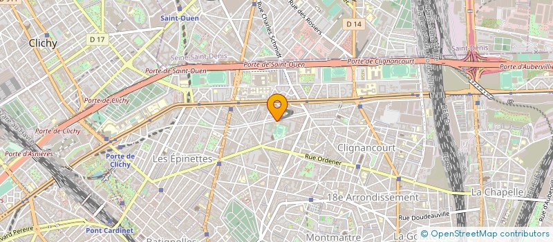 localisation de l'entreprise LYCEE PROFESSIONNEL BELLIARD - LYCEE DES METIERS DE LA GASTRONOMIE DURABLE à PARIS